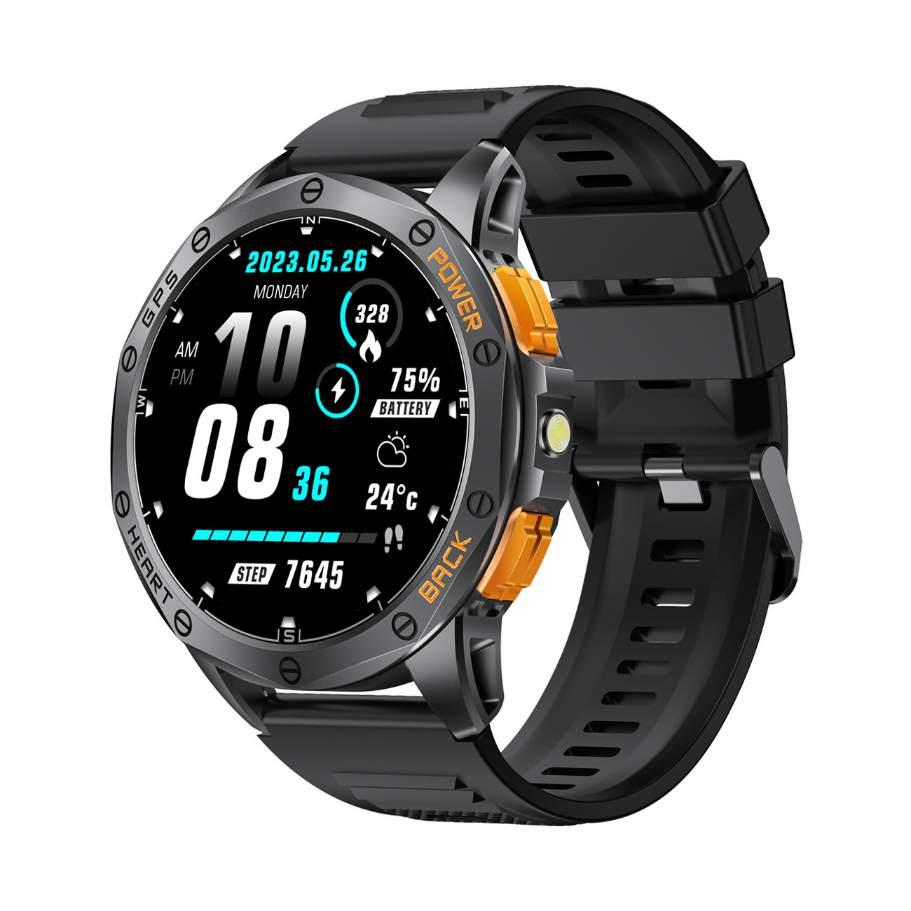 Outdoor MD53 Smart Watch GPS Waterproof Sports Watch Compass - Image 4