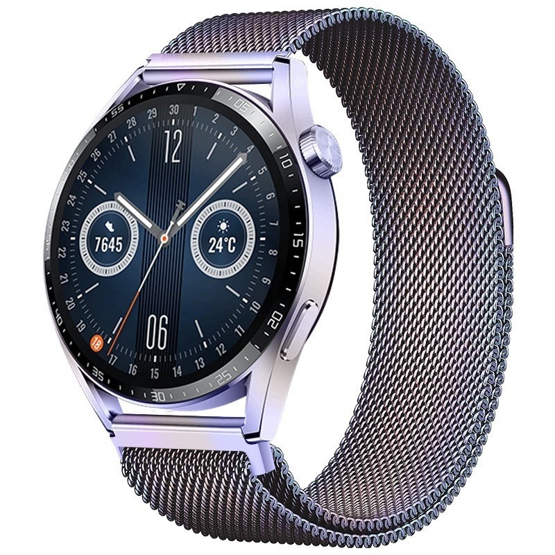 Smart Watch Flat Head Style Milan Strap Garmin Convex Head Universal Metal Strap - Image 8