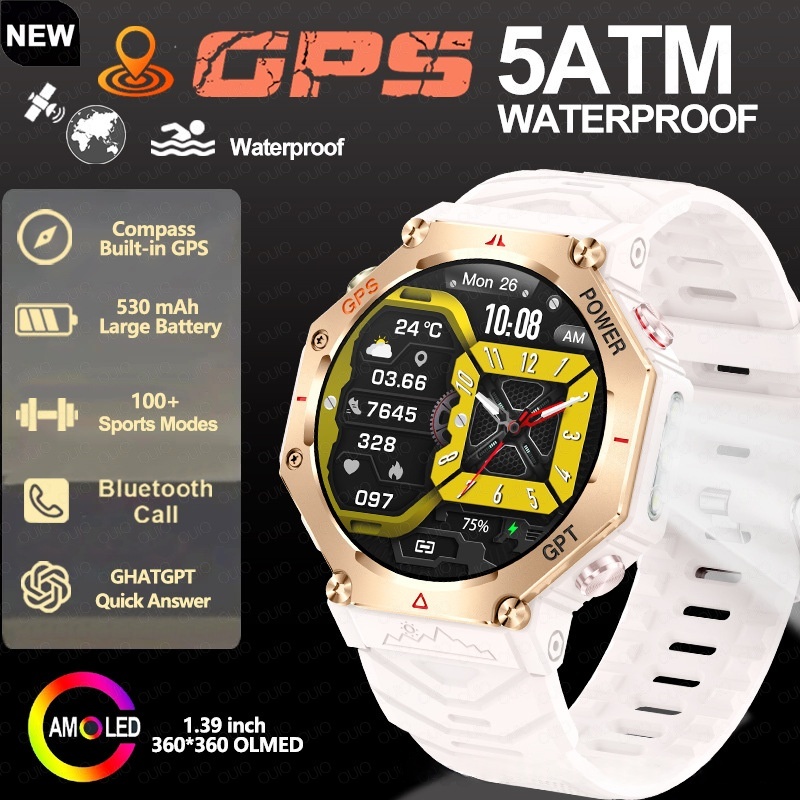 Multifunctional Outdoor Flashlight Smart Waterproof Watch - Image 5