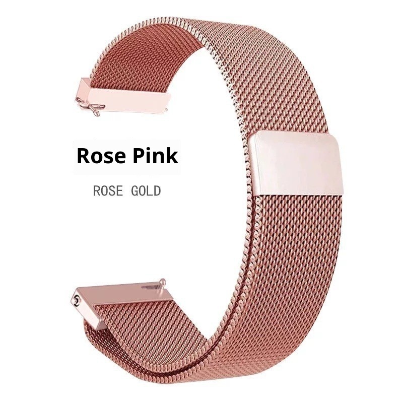 Smart Watch Flat Head Style Milan Strap Garmin Convex Head Universal Metal Strap - Image 5