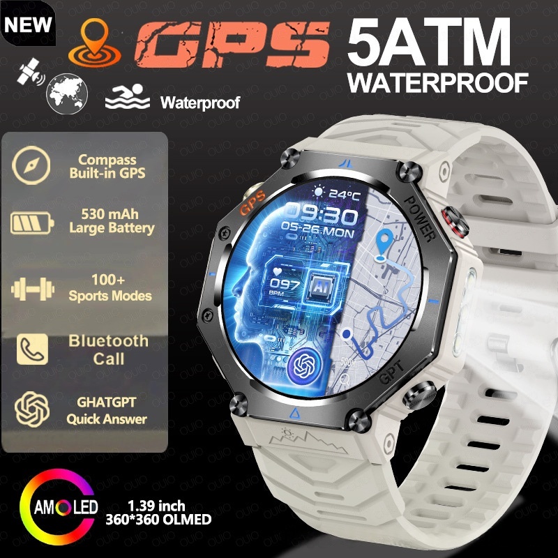 Multifunctional Outdoor Flashlight Smart Waterproof Watch - Image 9