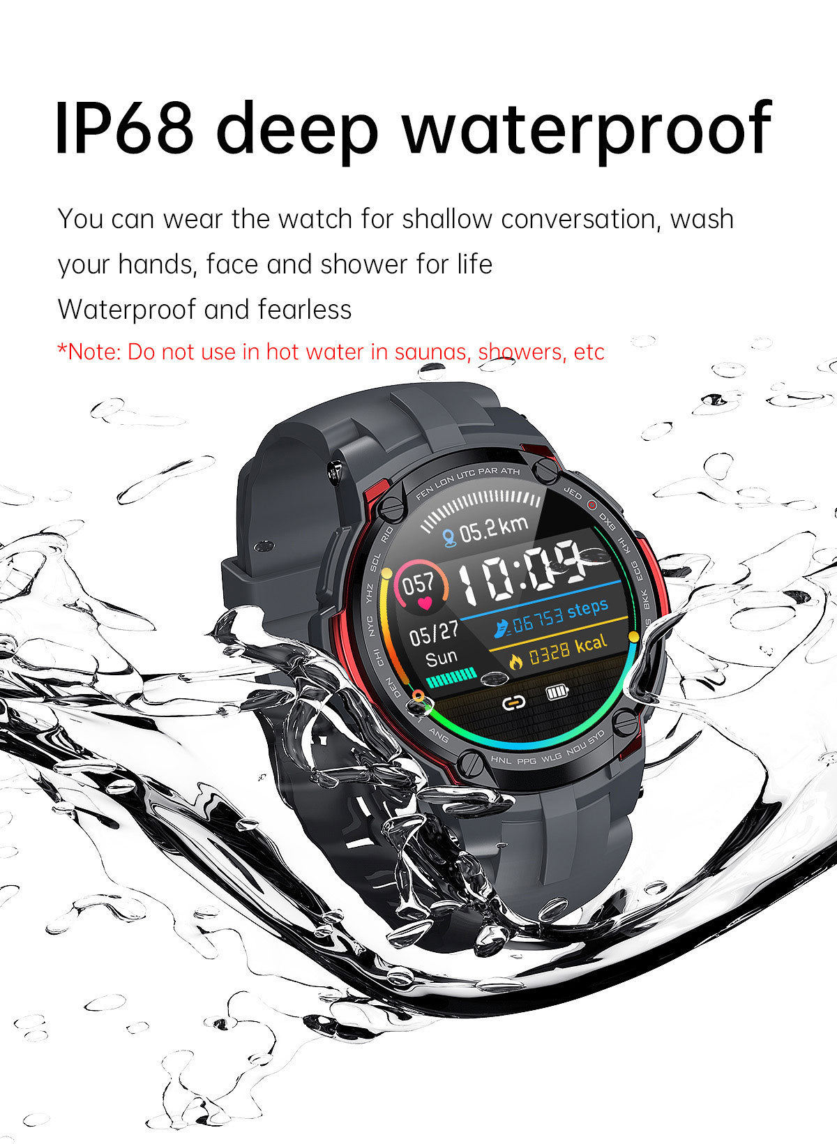V6 Smart Sports Health Watch Sleep Monitoring - Image 7
