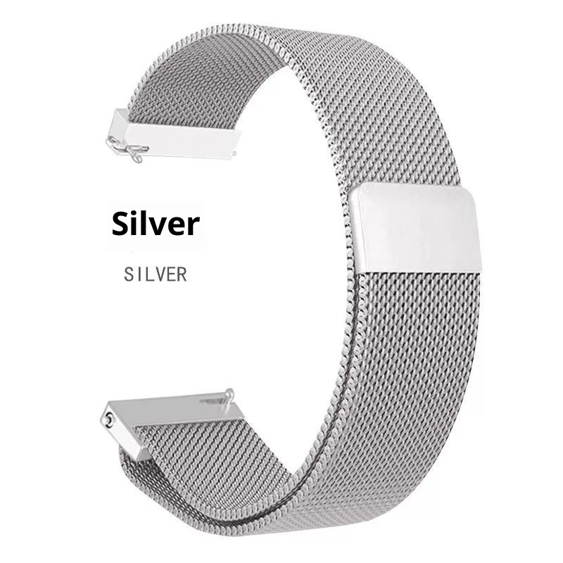 Smart Watch Flat Head Style Milan Strap Garmin Convex Head Universal Metal Strap - Image 3