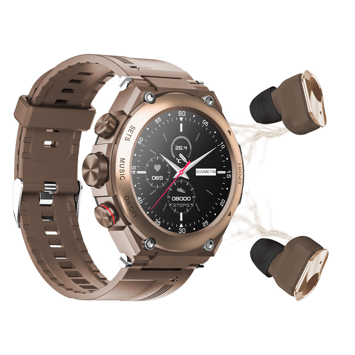 Smart Watch Bluetooth Headset Smart Sport Bracelet - Image 5