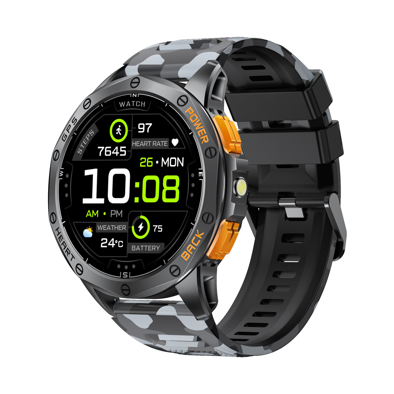 Outdoor MD53 Smart Watch GPS Waterproof Sports Watch Compass - Image 6